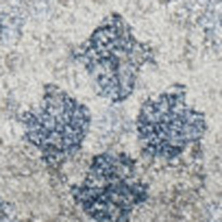 8 x 11 Blue Oriental Area Rug Image 1