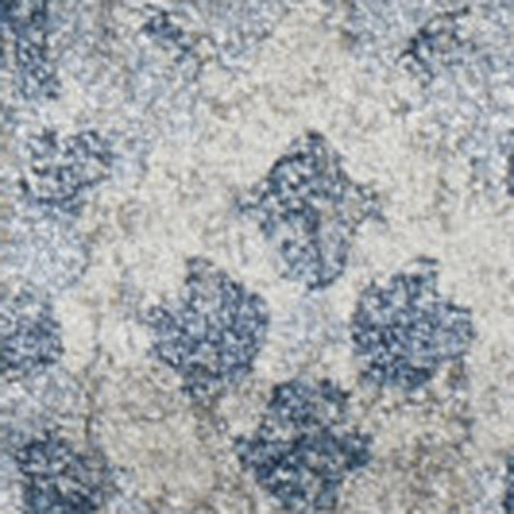 8 x 11 Blue Oriental Area Rug Image 2