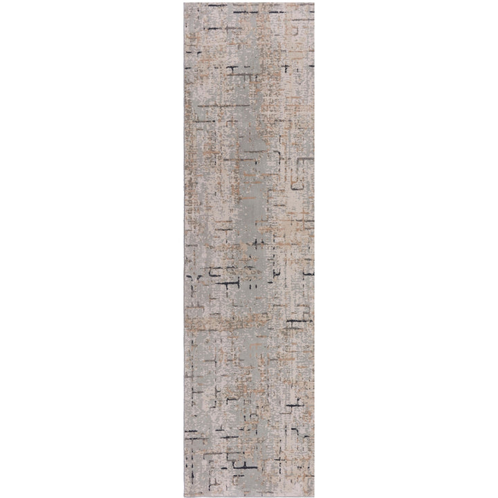 10 X 14 Cream Abstract Area Rug Image 1