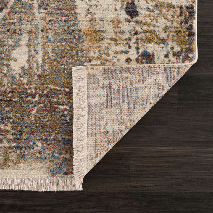 2 X 3 Gray Abstract Distressed Area Rug Image 7