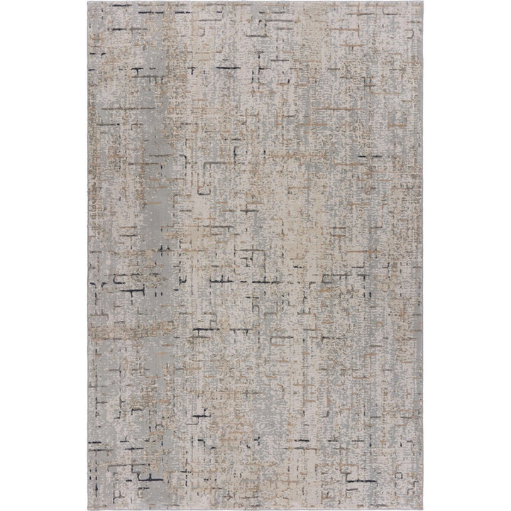 10 X 14 Cream Abstract Area Rug Image 12