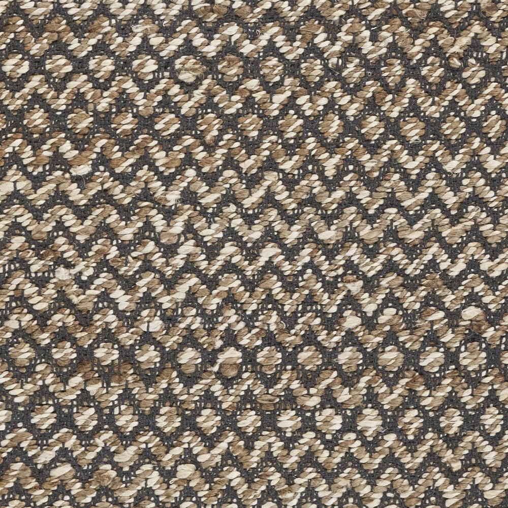 3 x 5 Gray Toned Chevron Patterned Runner Rug Image 2