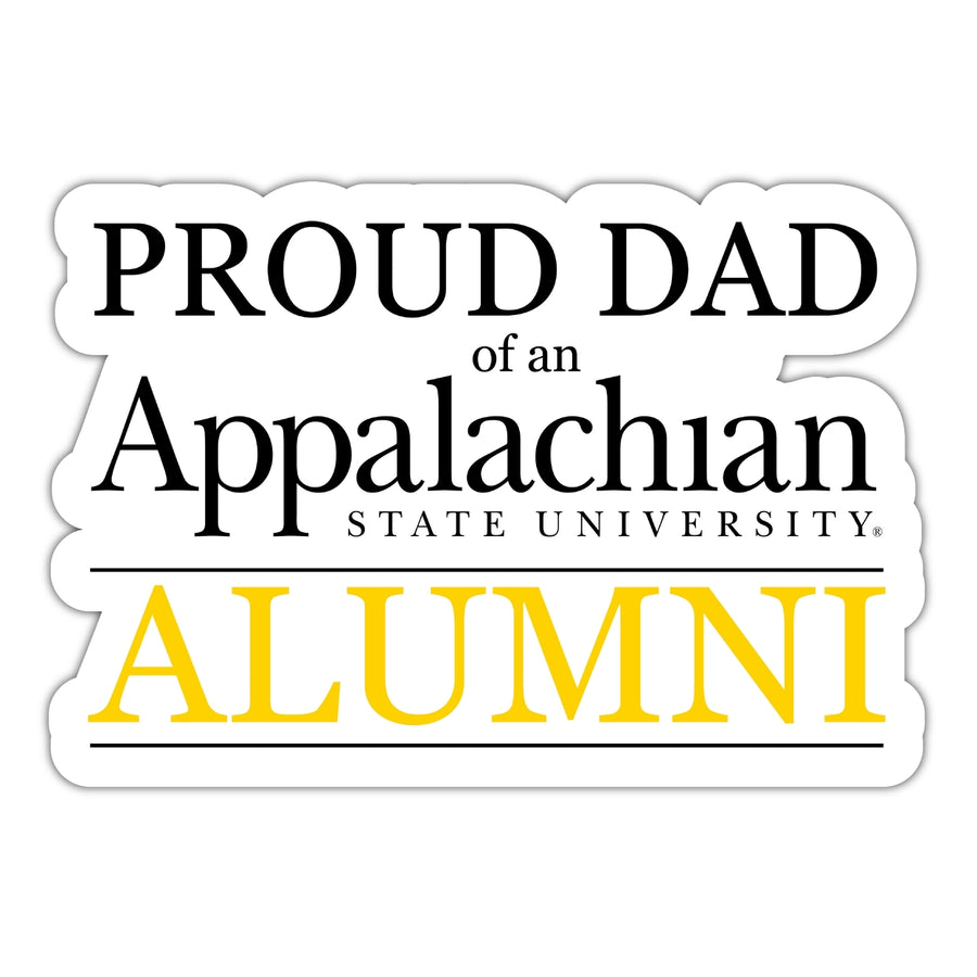 Appalachian State 4-Inch Mom or Dad of an Alumni NCAA Vinyl Sticker - Durable School Spirit Decal Image 1