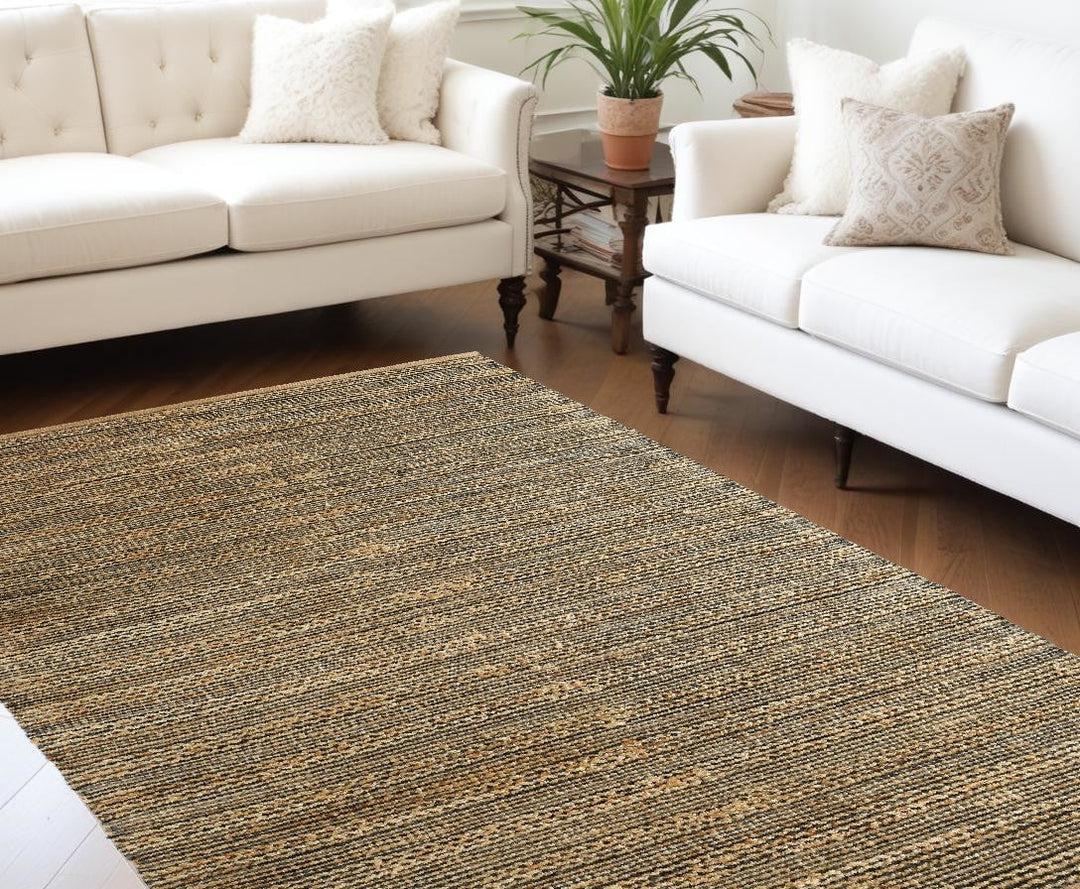 5 x 8 Natural Hand Woven Area Rug Image 3