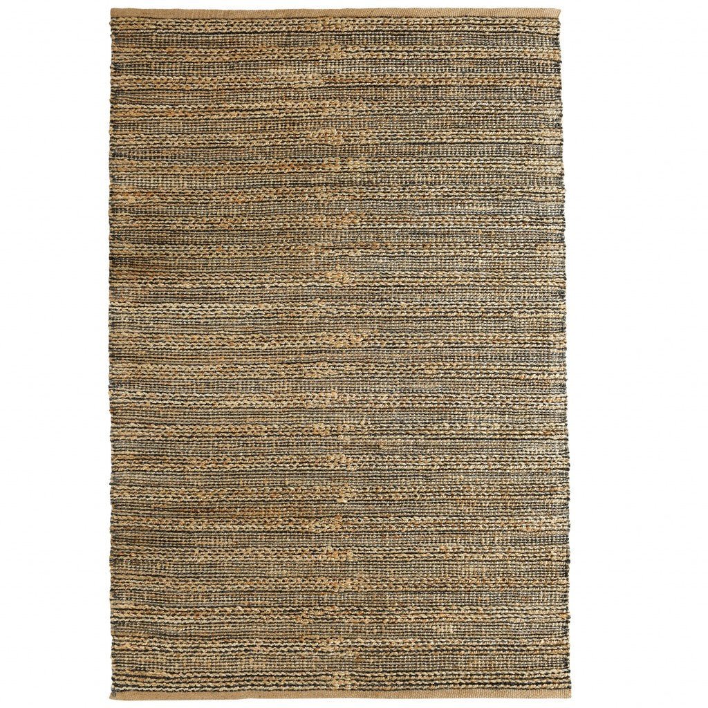 5 x 8 Natural Hand Woven Area Rug Image 1