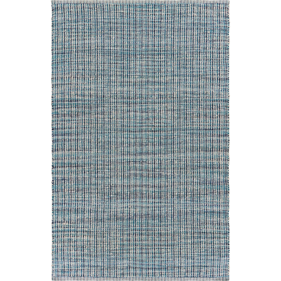 5 x 8 Classic Blue Jute Area Rug Image 1