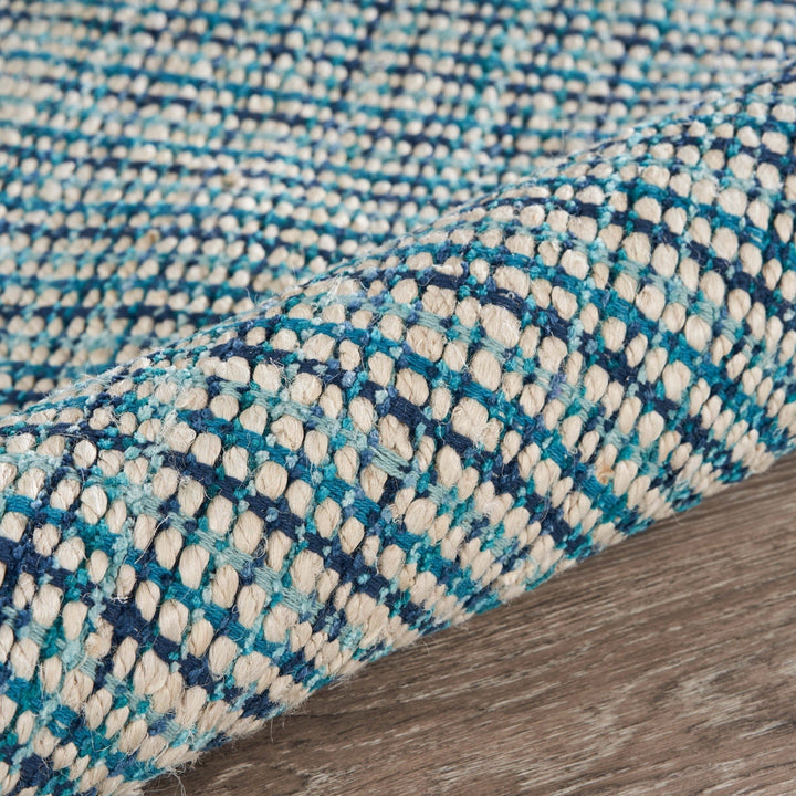 5 x 8 Classic Blue Jute Area Rug Image 8