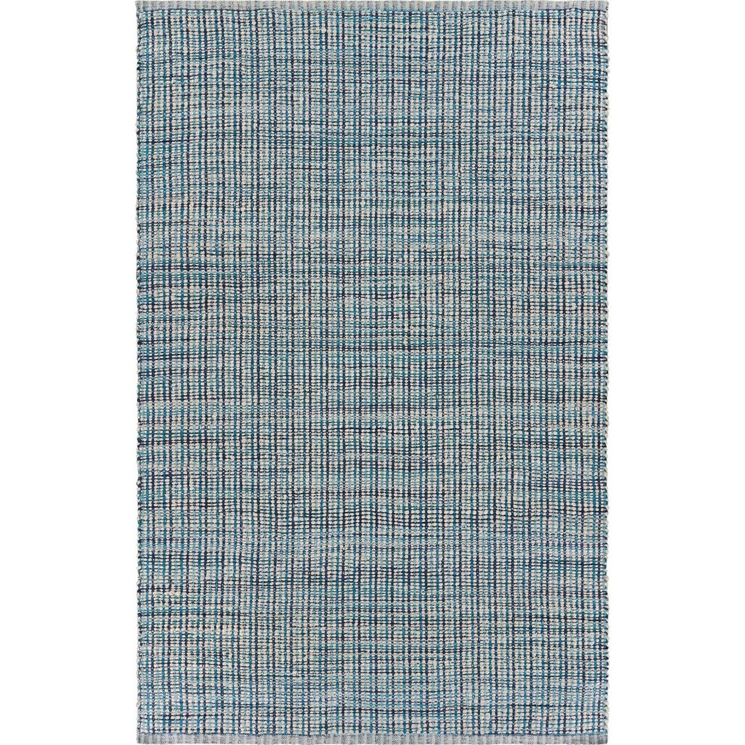 5 x 8 Classic Blue Jute Area Rug Image 12