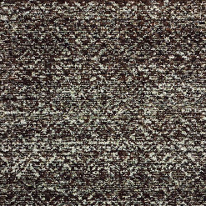 8 Runner Gray Geometric Power Loom Runner Rug Image 4