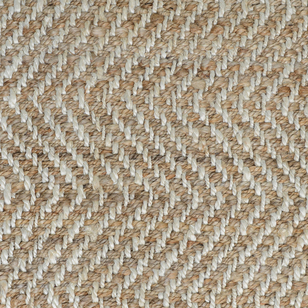 9 X 12 Gray Chevron Hand Woven Area Rug Image 2