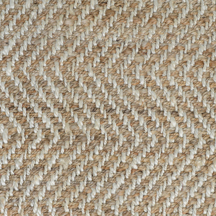 9 X 12 Gray Chevron Hand Woven Area Rug Image 2