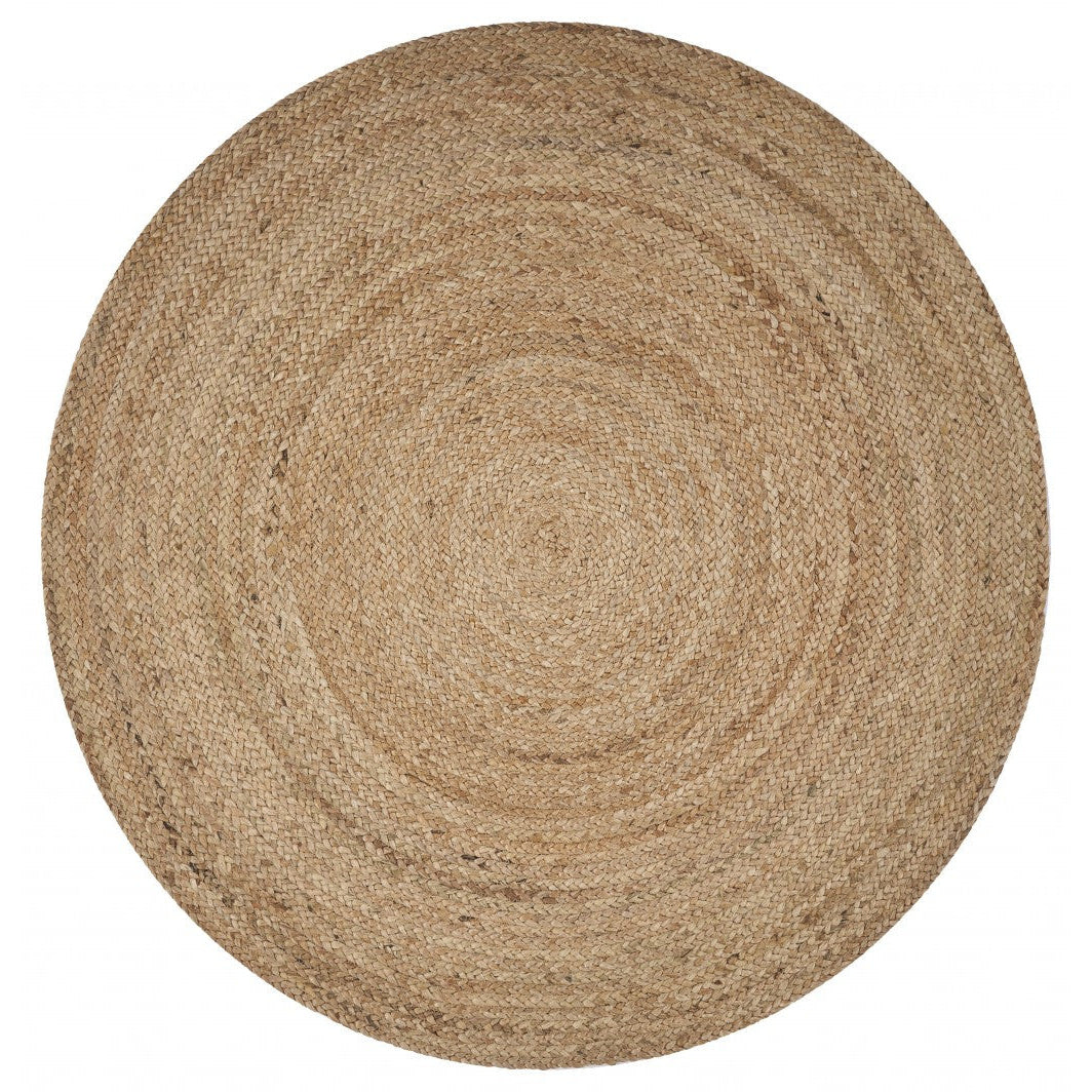 Classic Simple Natural Jute Area Rug Image 3