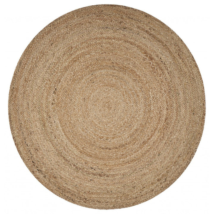 Classic Simple Natural Jute Area Rug Image 3