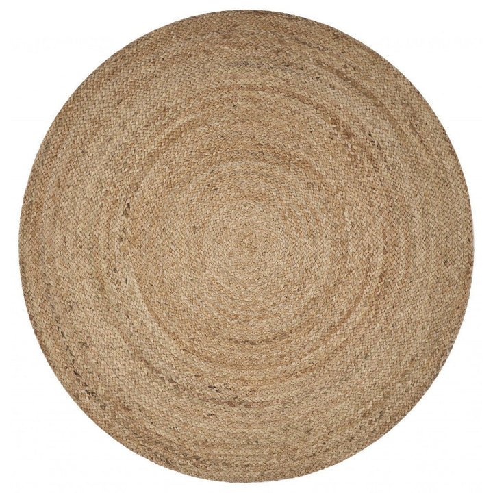 Classic Simple Natural Jute Area Rug Image 1