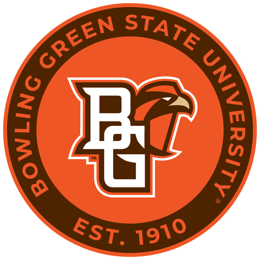 Bowling Green Falcons Round Vinyl Decal Sticker Officially Licensed Collegiate Product Image 1