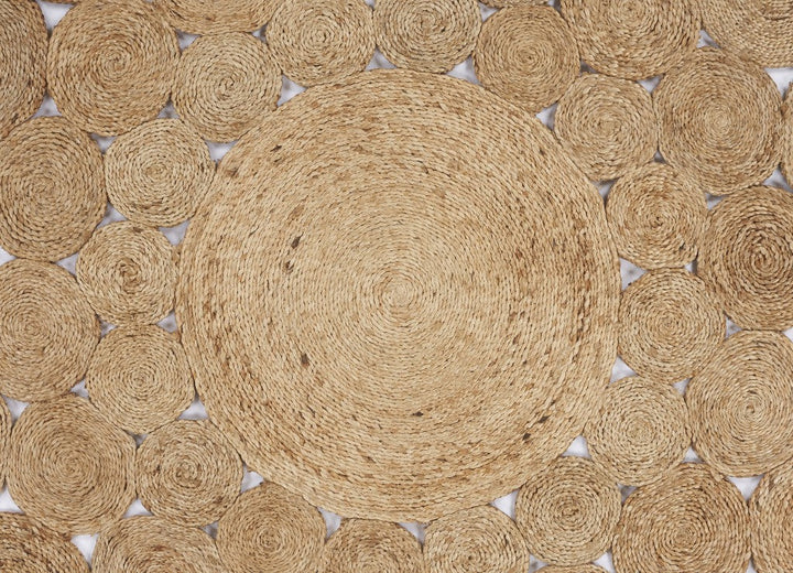 Orbital Natural Jute Area Rug Image 2