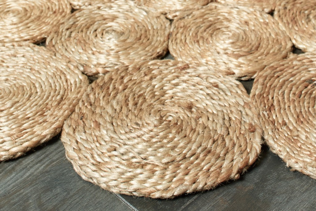 Orbital Natural Jute Area Rug Image 3