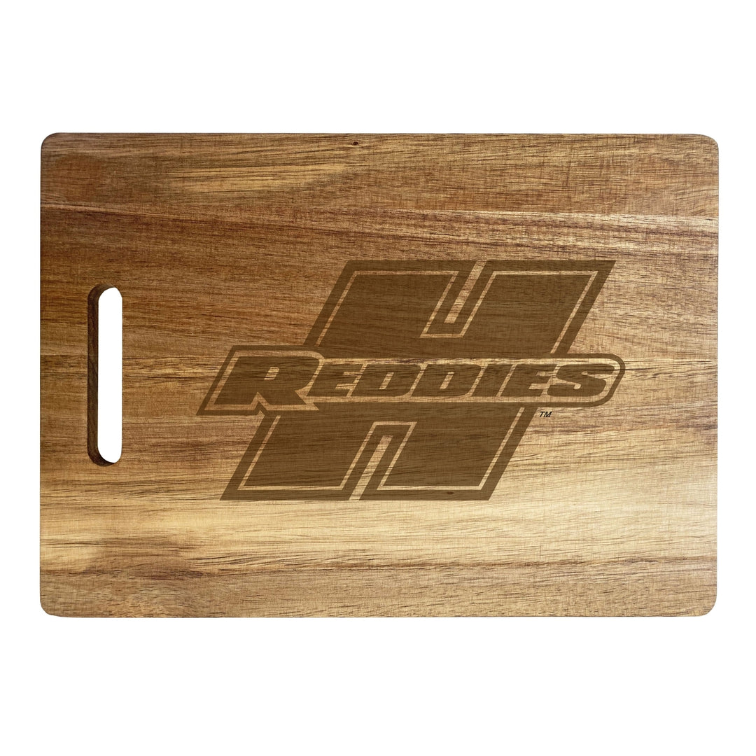 Henderson State Reddies Engraved Wooden Cutting Board 10" x 14" Acacia Wood Officially Licensed Collegiate Product Image 1