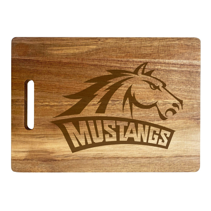 Western Mexico University Engraved Wooden Cutting Board 10" x 14" Acacia Wood Officially Licensed Collegiate Product Image 1