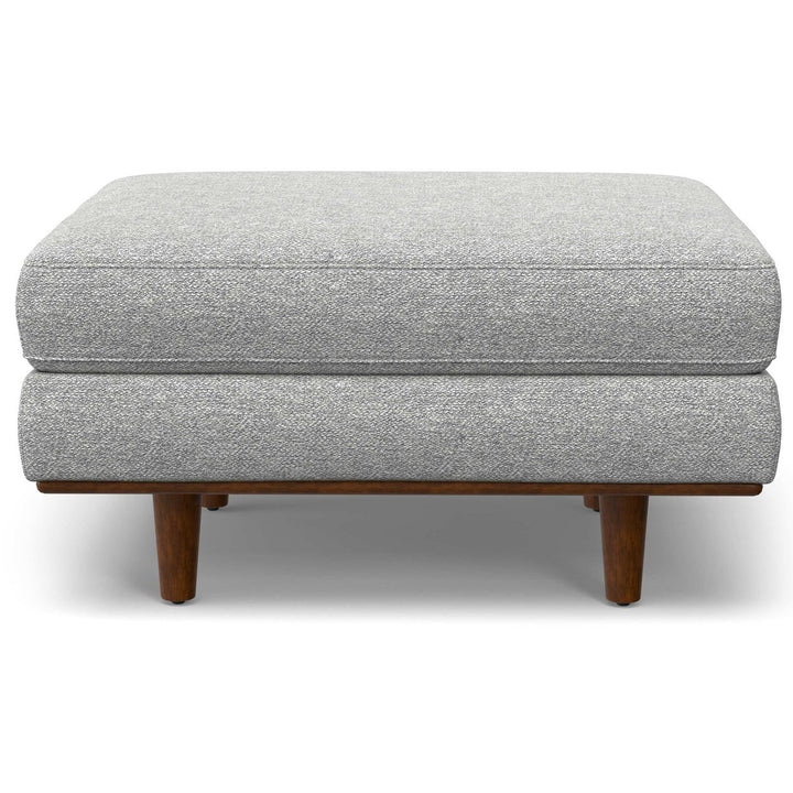 Morrison Ottoman in Woven-Blend Fabric Image 3