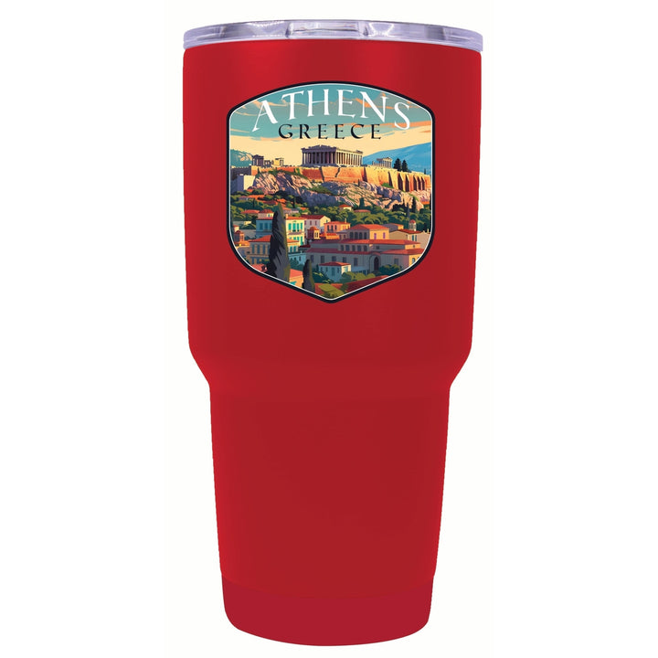 Athens Greece Acropolis Cityscape Design Souvenir 24 oz Insulated Stainless Steel Tumbler Image 5