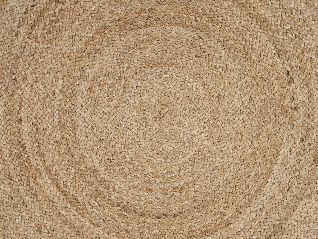 Classic Simple Natural Jute Area Rug Image 4