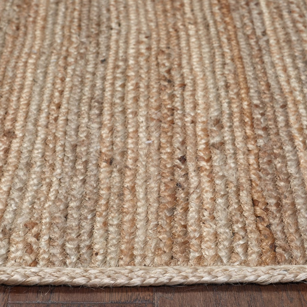 Classic Simple Natural Jute Area Rug Image 5