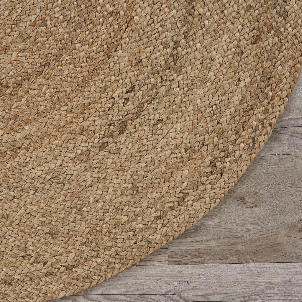 Classic Simple Natural Jute Area Rug Image 8