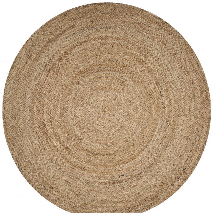 Classic Simple Natural Jute Area Rug Image 11