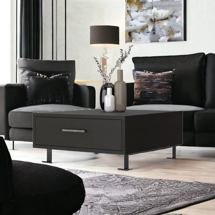 24" Black Wengue Coffee Table Image 5