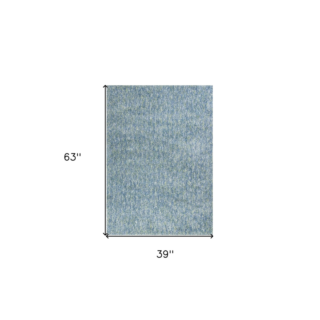 3 X 5 Seafoam Heather Plain Area Rug Image 8