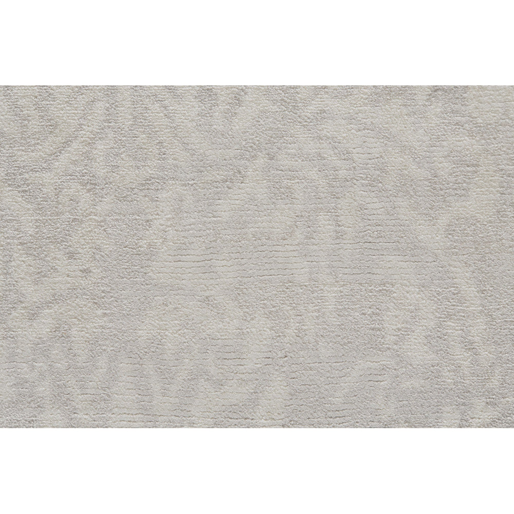 5 X 8 Ivory Gray And Tan Abstract Hand Woven Area Rug Image 2