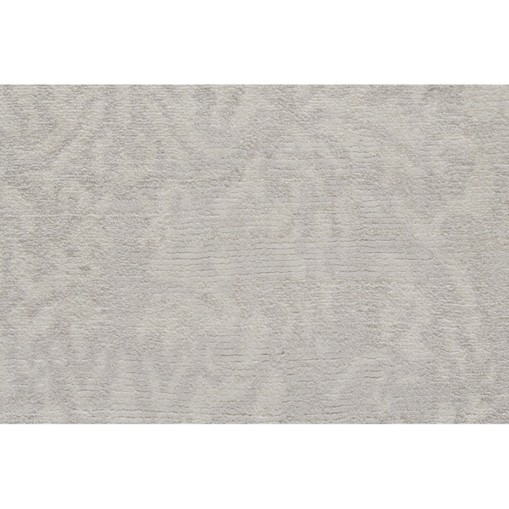 5 X 8 Ivory Gray And Tan Abstract Hand Woven Area Rug Image 2