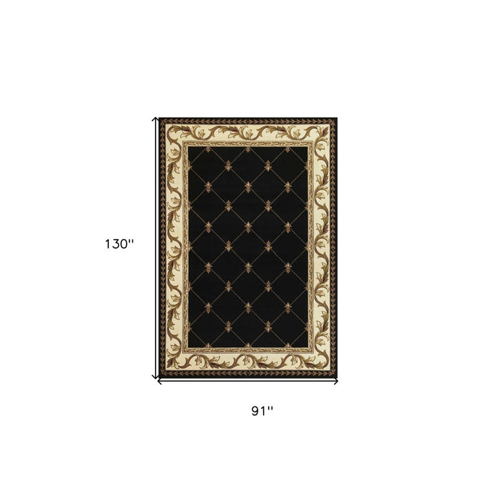 7 X 10 Polypropylene Black Area Rug Image 12