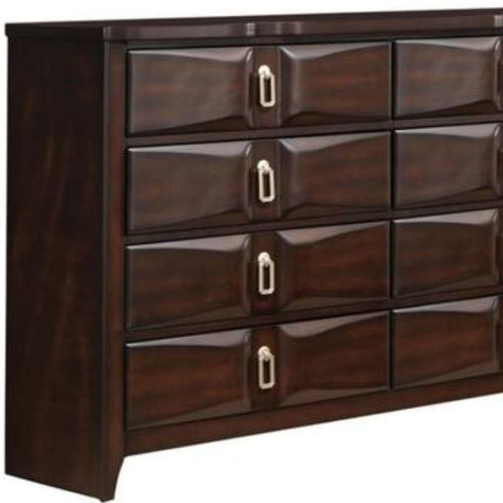 59" Espresso Eight Drawer Double Dresser Image 2