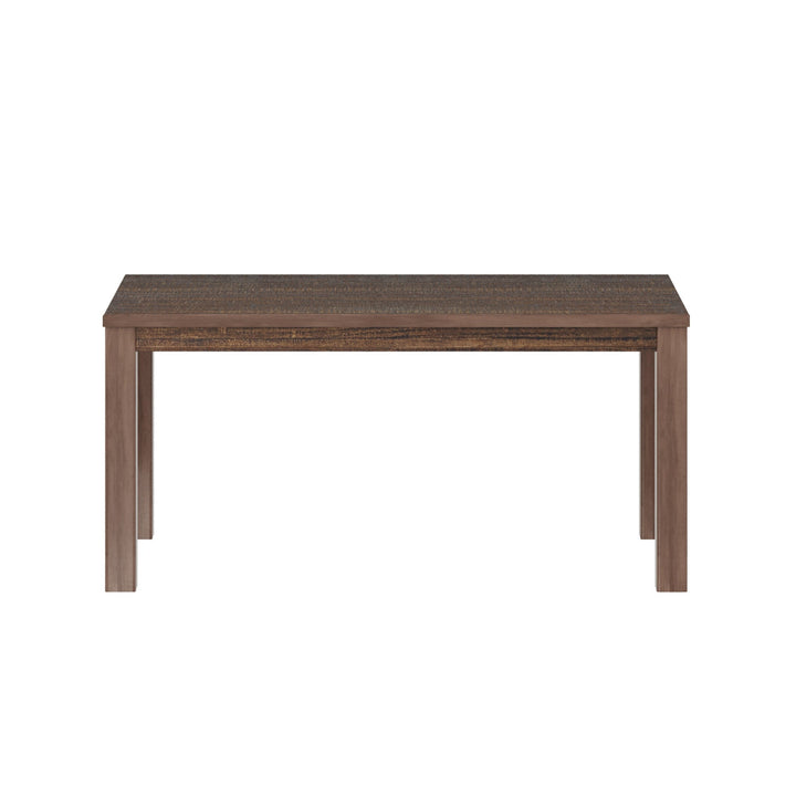 63" Espresso Solid Wood Dining Image 1