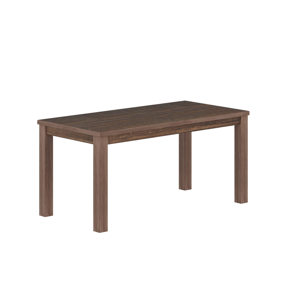 63" Espresso Solid Wood Dining Image 2