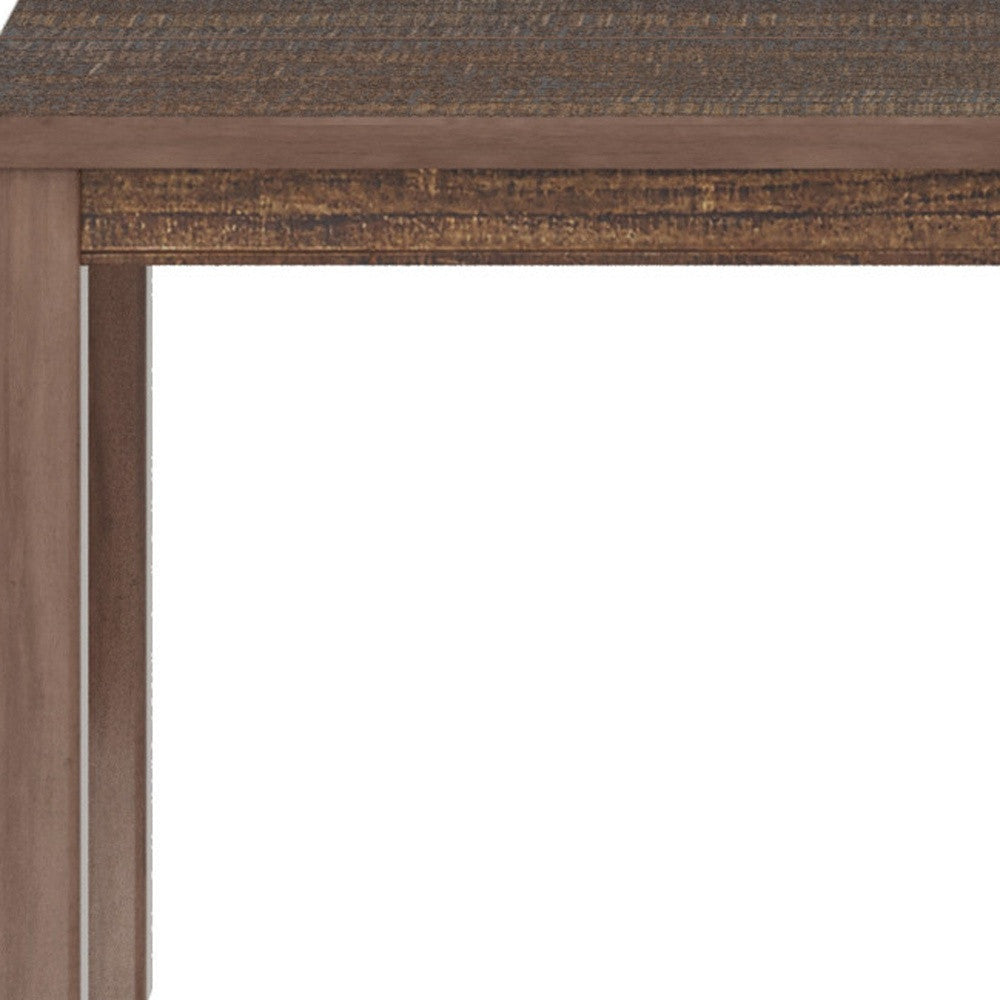 63" Espresso Solid Wood Dining Image 6