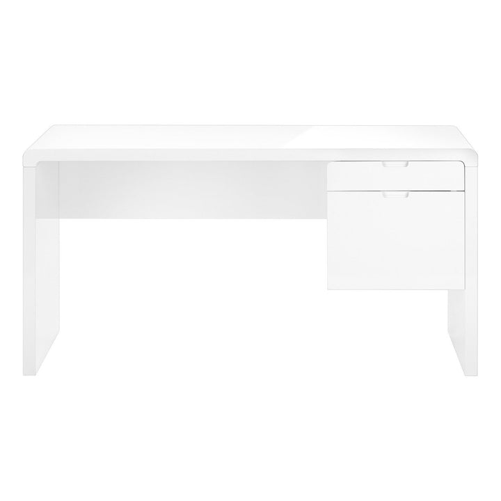 60" White Computer Desk Image 3