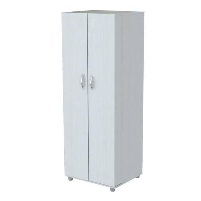 66" White Laminated Wood Pantry or Storage Cabinet Image 2