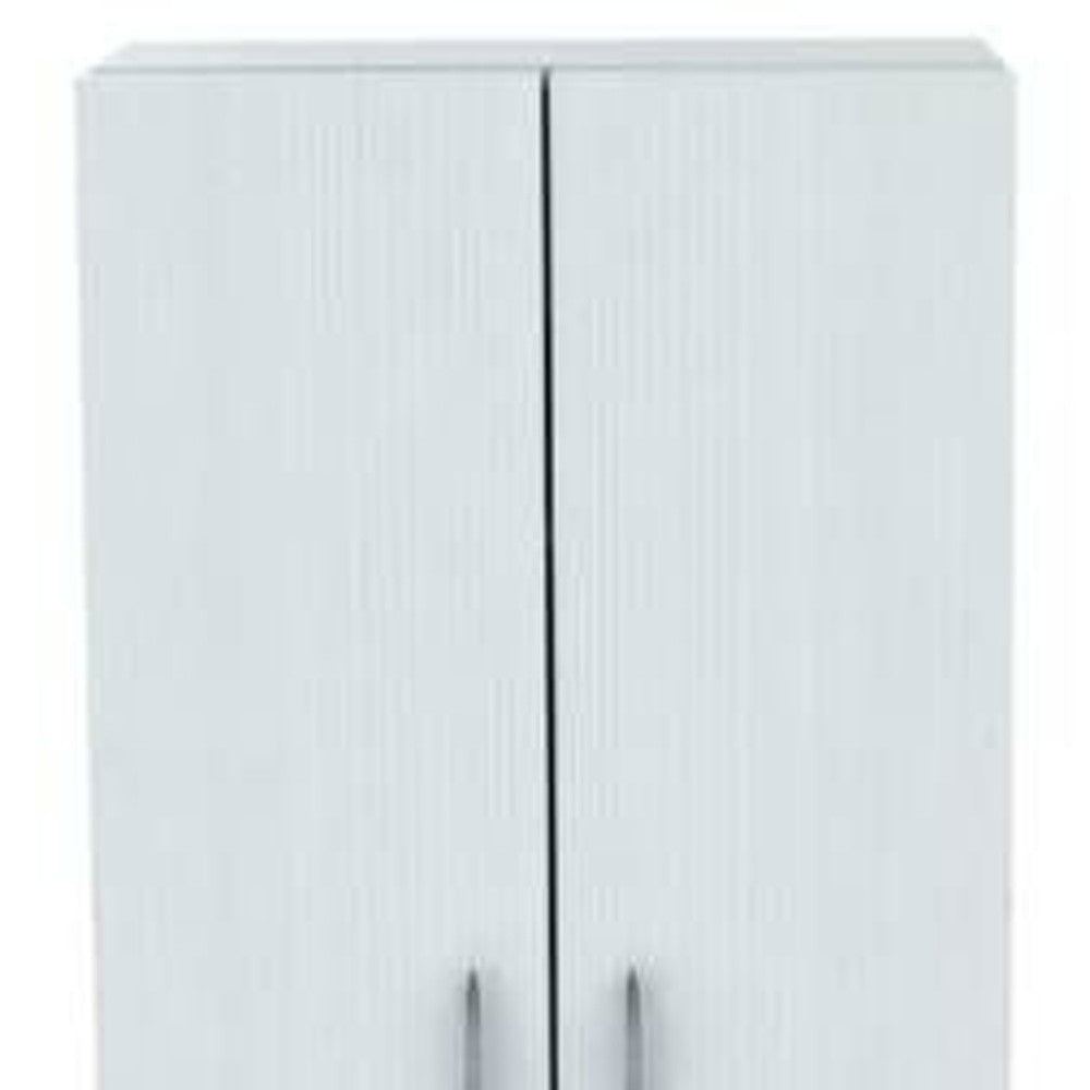 66" White Laminated Wood Pantry or Storage Cabinet Image 8