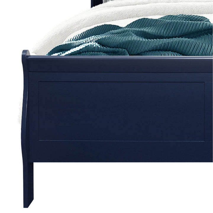 Solid Wood Standard Upholstered Bed Image 3