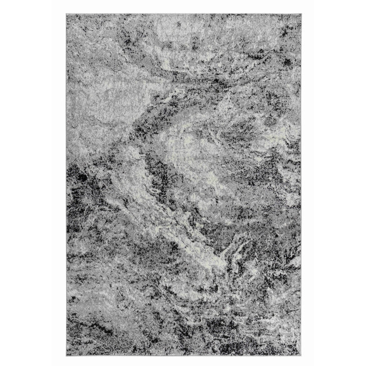 2 X 13 Grey Abstract Area Rug Image 5