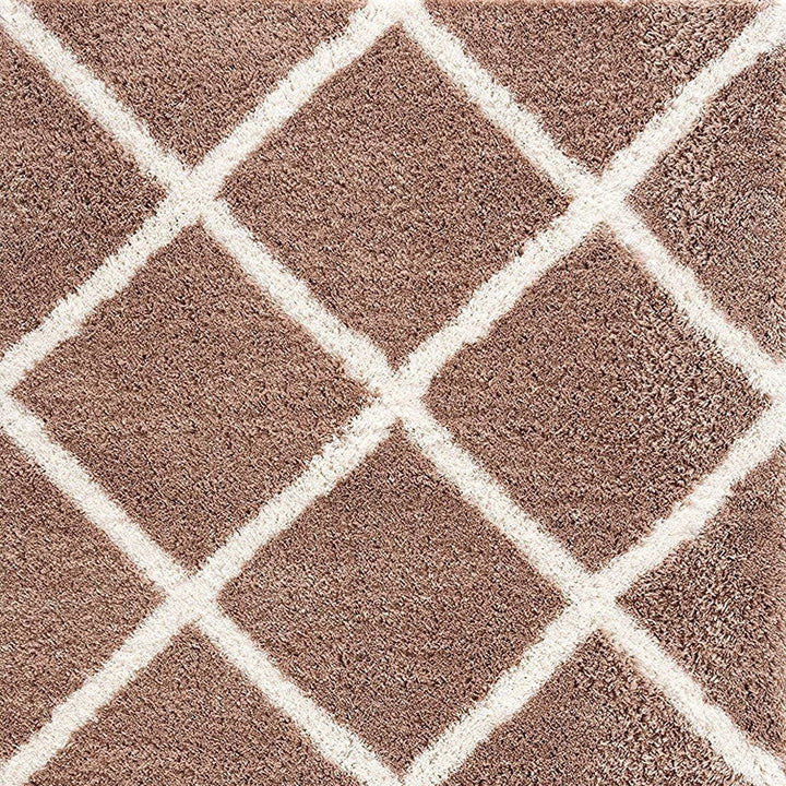 3 X 5 Beige Geometric Area Rug Image 2