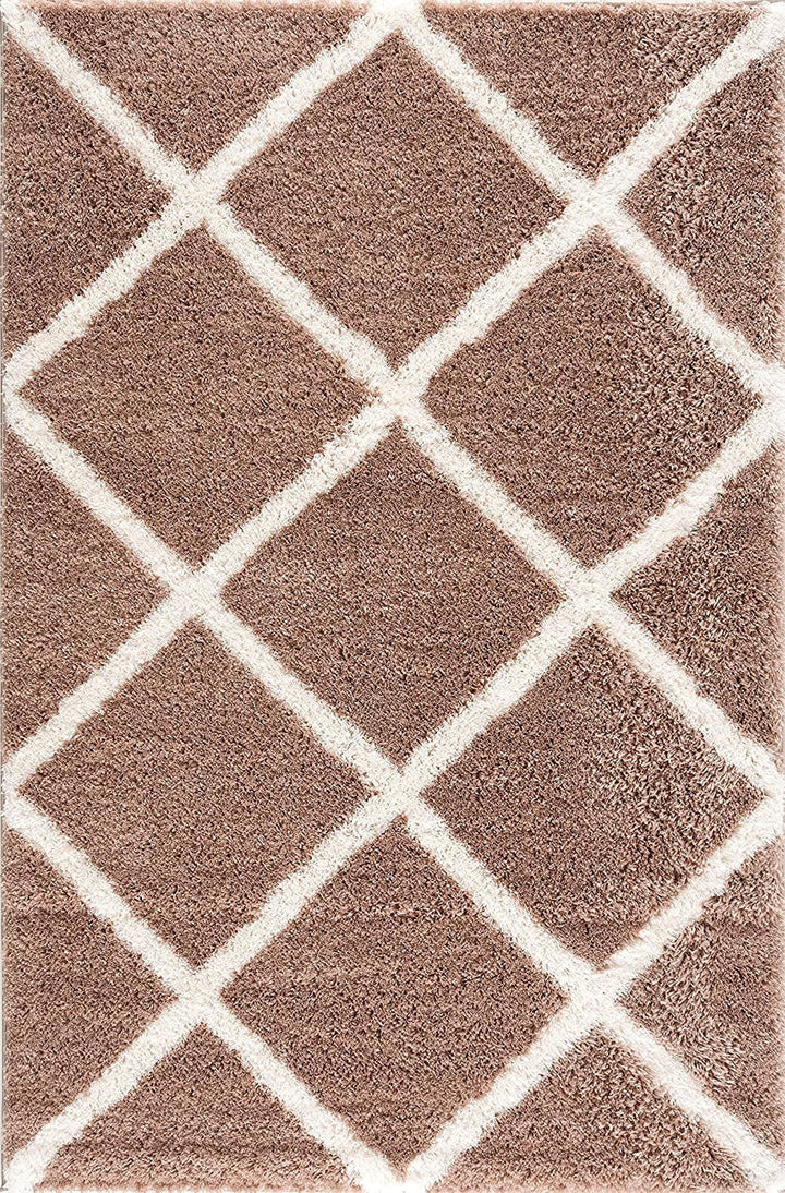 3 X 5 Beige Geometric Area Rug Image 7