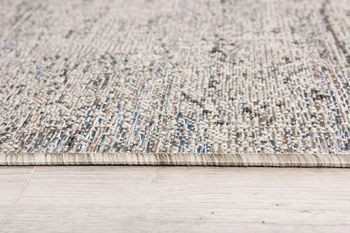 3 X 5 Blue And Gray Distressed Area Rug Image 7