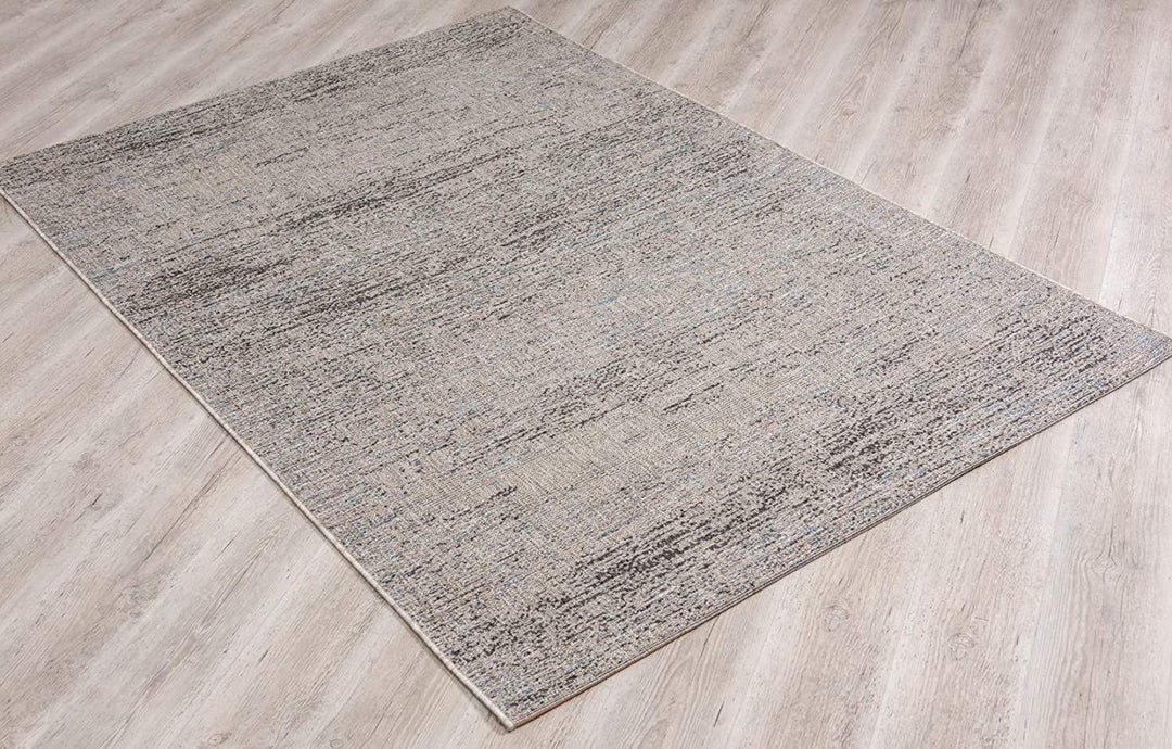 3 X 5 Blue And Gray Distressed Area Rug Image 9