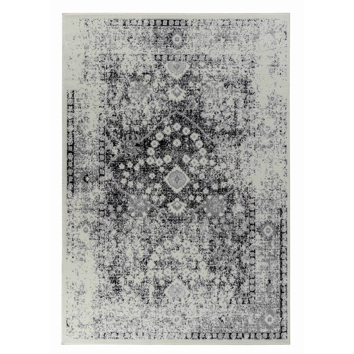 4 X 6 Black Oriental Area Rug Image 9