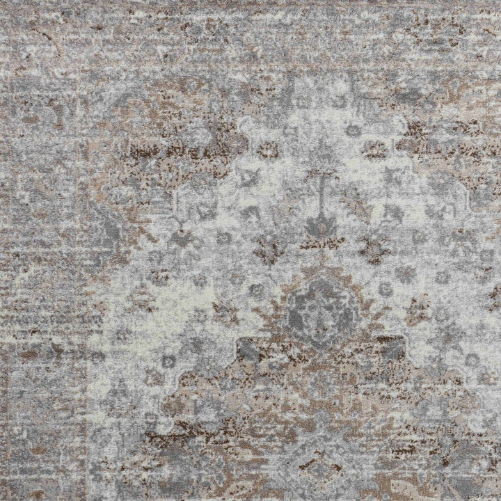 4 X 6 Brown Oriental Area Rug Image 8