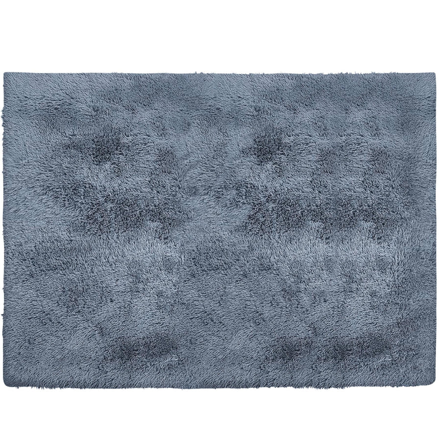 5 X 7 Gray Shag Non Skid Area Rug Image 1